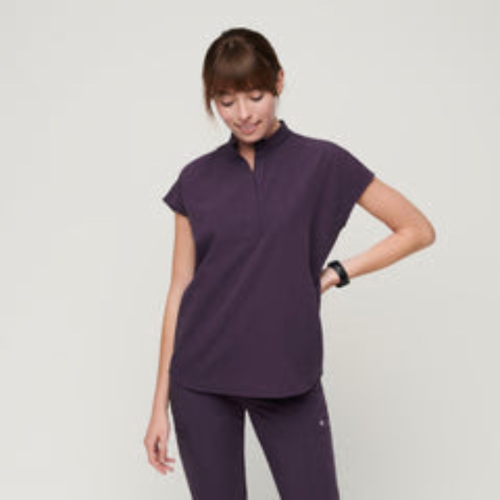 Figs Purple Shadow Rafaela™ Oversized Scrub Top XL